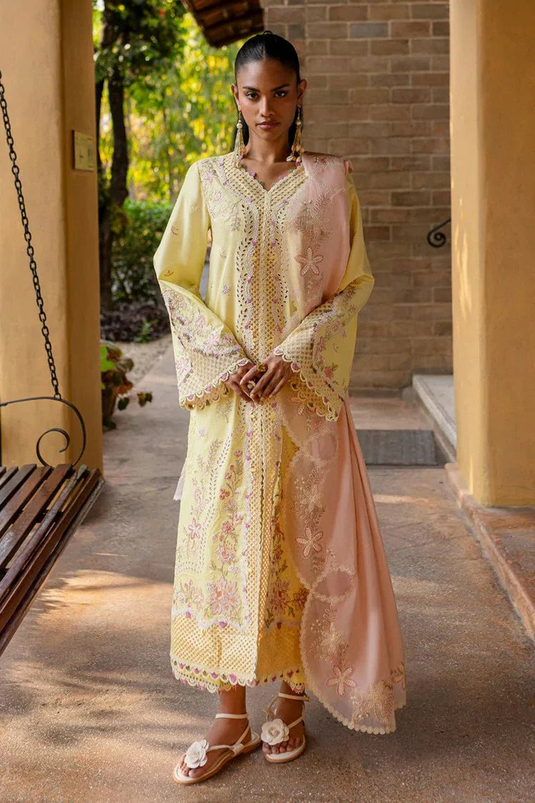 Picture of Qalamkar - Qline Summer Lawn Collection - QM-11 Ina - Unstitched - Available at Raja Sahib