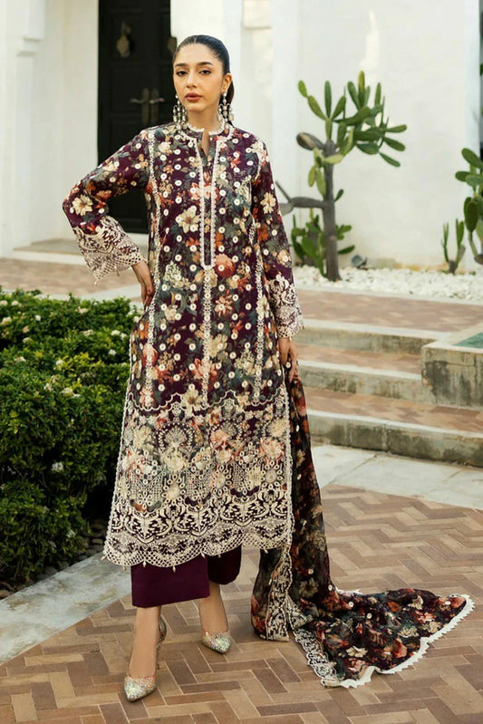 Picture of Zainab Chottani - Chikankari Collection - Reeya-10B - Unstitched - Available at Raja Sahib