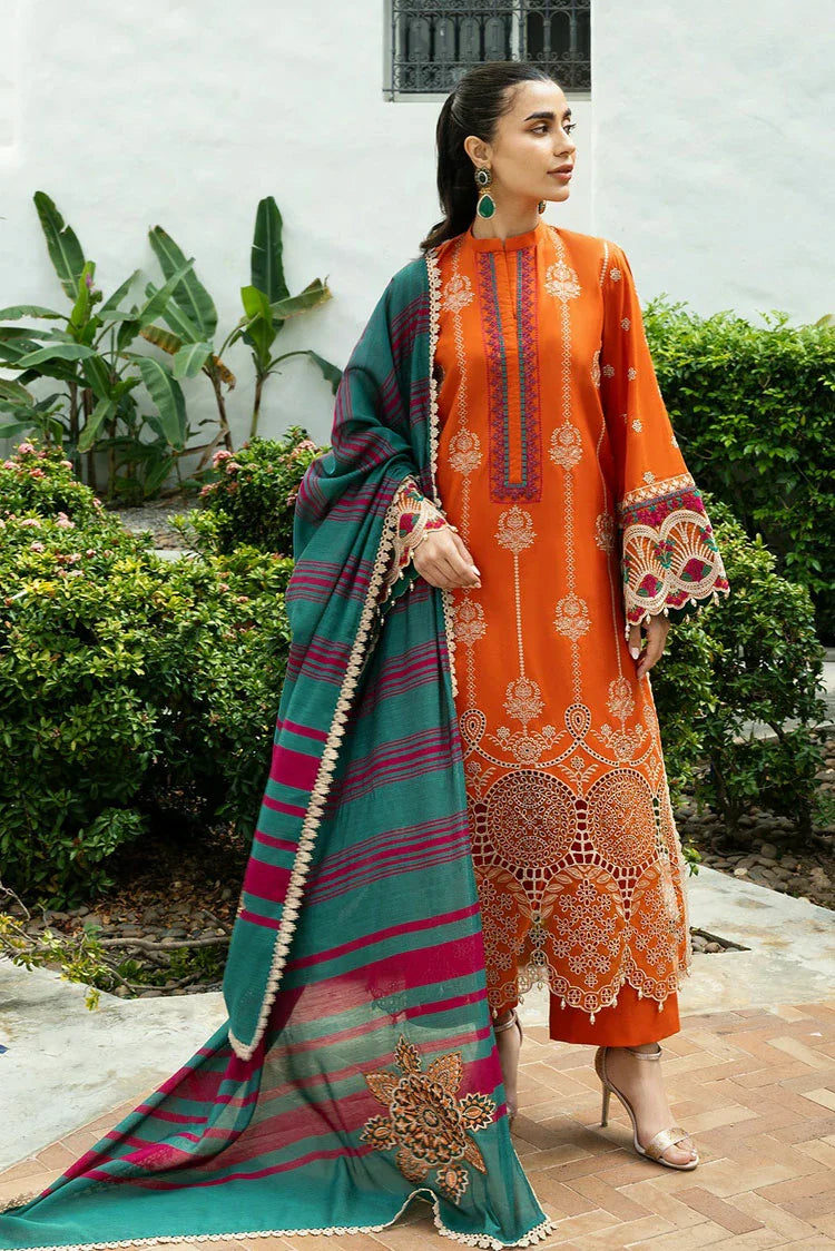 Picture of Zainab Chottani - Chikankari Collection - Zynah-1A - Unstitched - Available at Raja Sahib