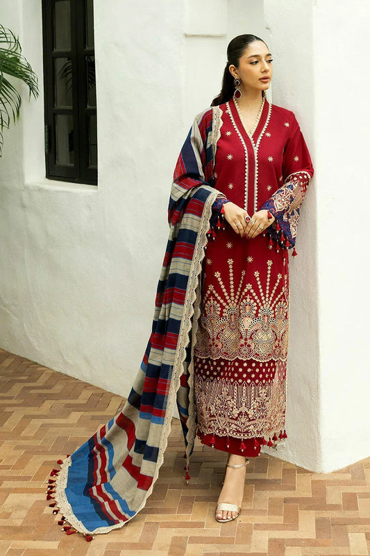Picture of Zainab Chottani - Chikankari Collection - Elma-3A - Unstitched - Available at Raja Sahib