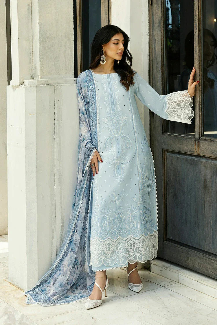 Picture of Zainab Chottani - Chikankari Collection - Liyah-7B - Unstitched - Available at Raja Sahib