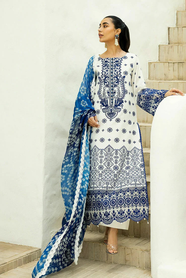 Picture of Zainab Chottani - Chikankari Collection - Reem-8A - Unstitched - Available at Raja Sahib