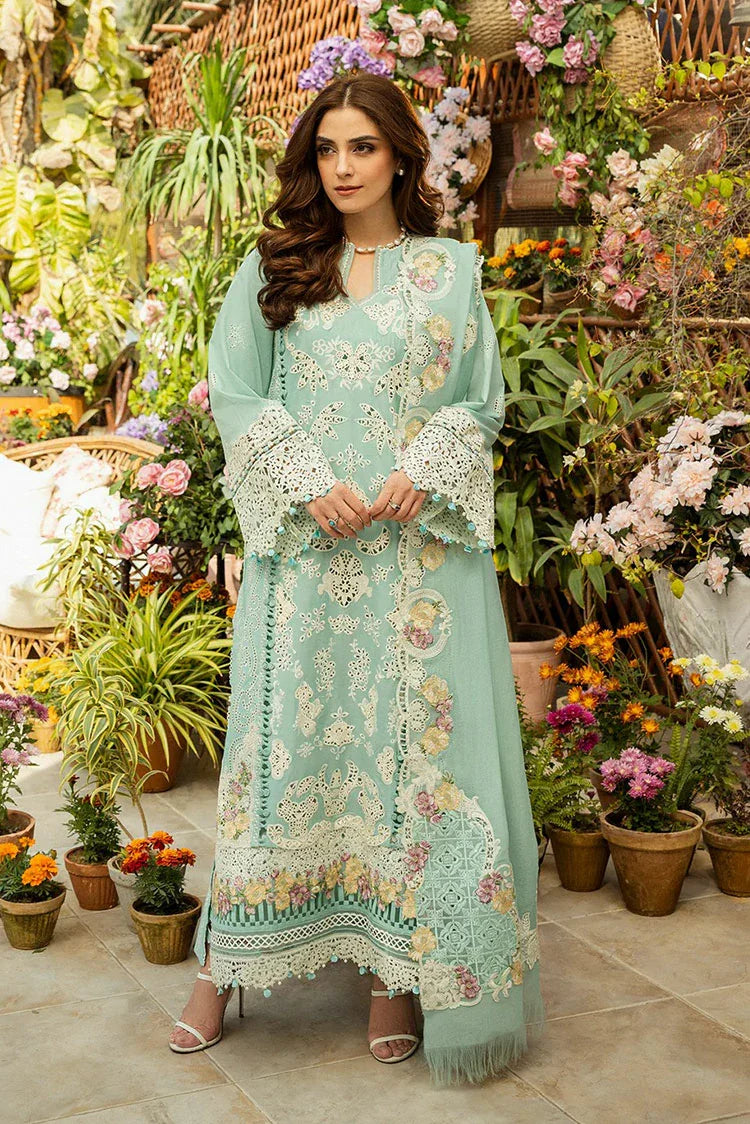 Picture of Elaf - Premium Luxury Lawn Collection - ELM-7A Zarafshan - Unstitched - Available at Raja Sahib