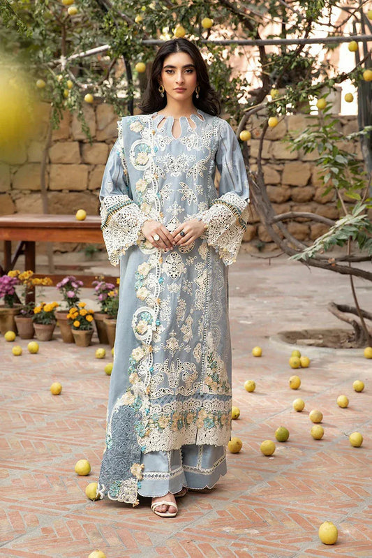 Picture of Elaf - Premium Luxury Lawn Collection - ELM-7B Mahveen - Unstitched - Available at Raja Sahib