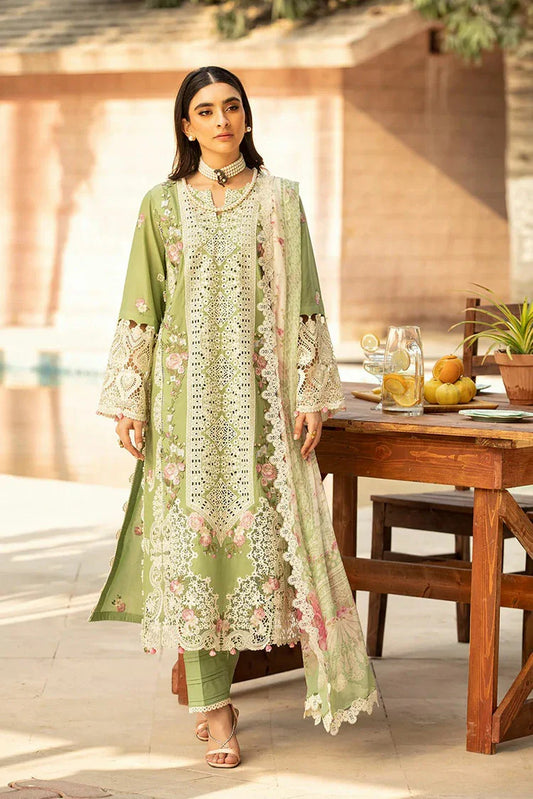 Picture of Elaf - Premium Luxury Lawn Collection - ELM-8 Fizzah - Unstitched - Available at Raja Sahib