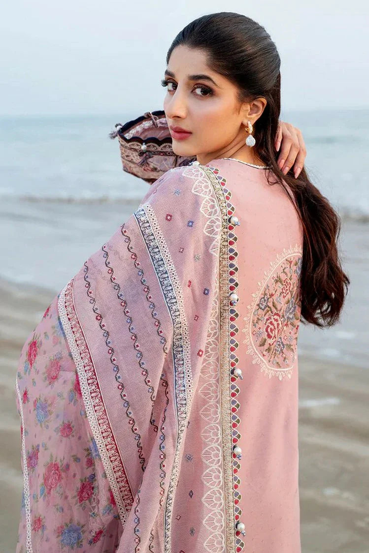 Picture of Jazmin - Shahkaar Luxury Eid Lawn - SL-25-D2 - Unstitched - Available at Raja Sahib