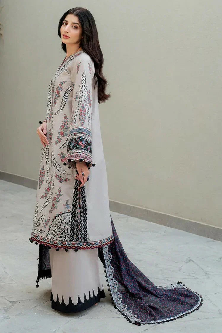 Picture of Jazmin - Shahkaar Luxury Eid Lawn - SL-25-D7 - Unstitched - Available at Raja Sahib