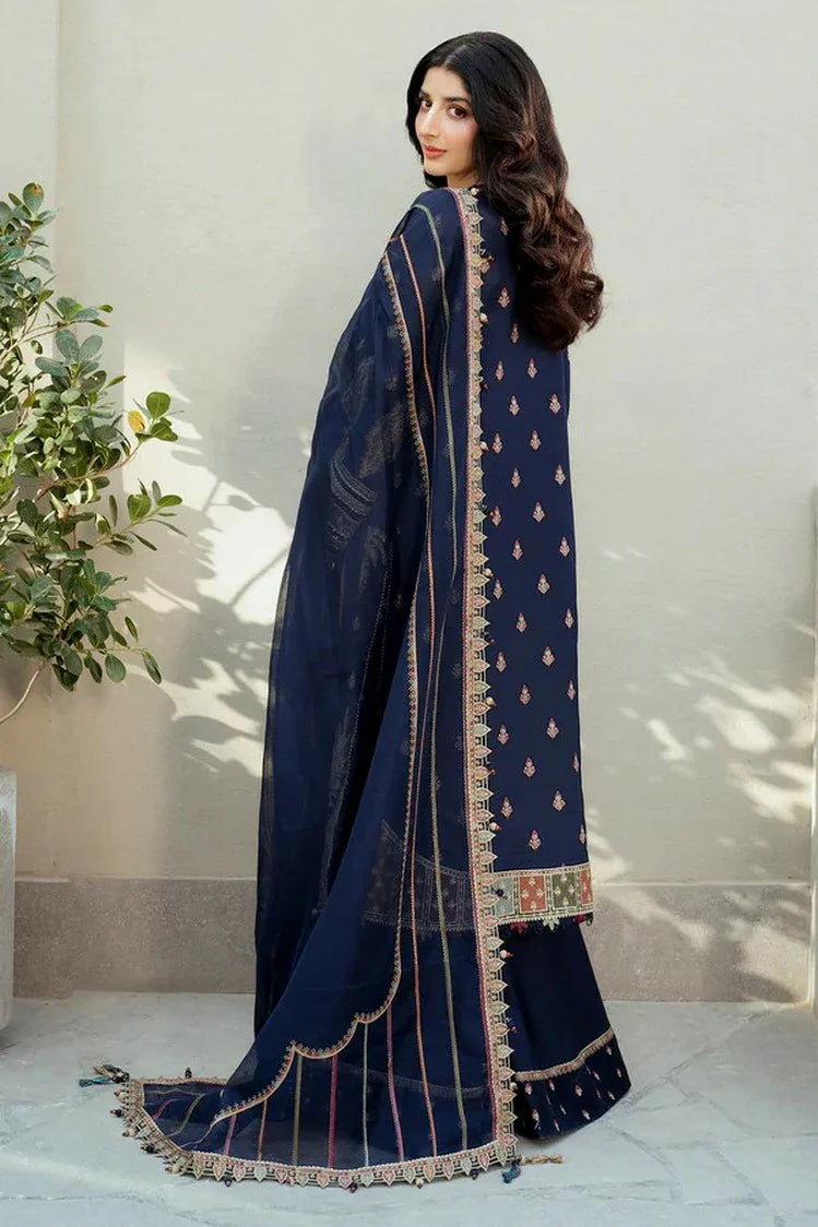 Picture of Jazmin - Shahkaar Luxury Eid Lawn - SL-25-D8 - Unstitched - Available at Raja Sahib