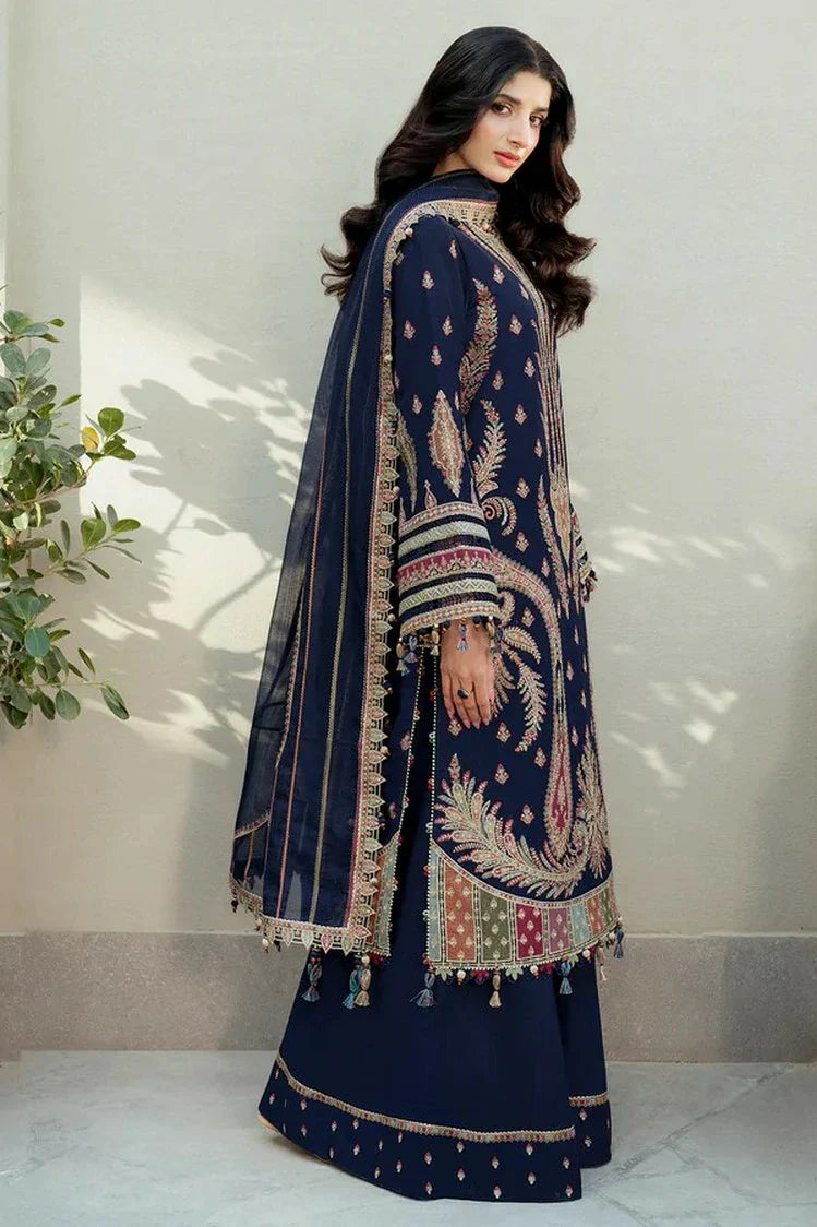 Picture of Jazmin - Shahkaar Luxury Eid Lawn - SL-25-D8 - Unstitched - Available at Raja Sahib