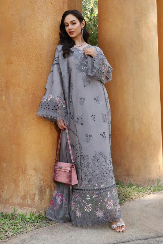Picture of Noor by Saadia Asad - Noor Eid Luxury Handwork Laserkari - Design 2B - Unstitched - Available at Raja Sahib