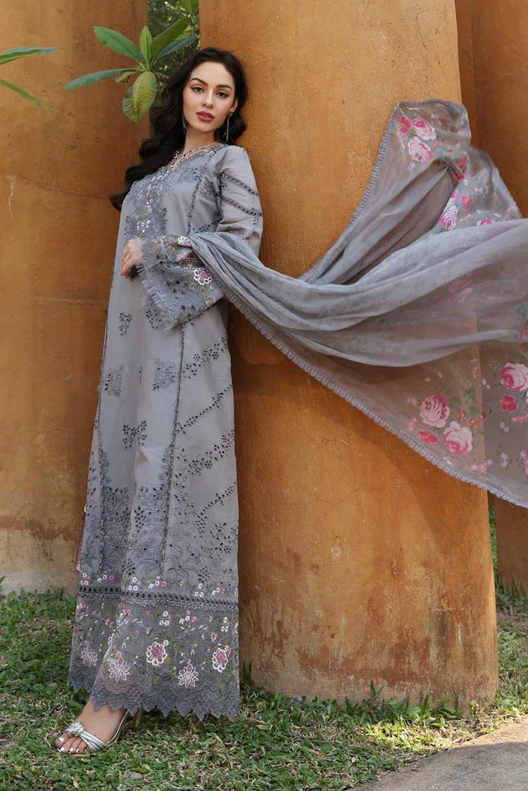 Picture of Noor by Saadia Asad - Noor Eid Luxury Handwork Laserkari - Design 2B - Unstitched - Available at Raja Sahib