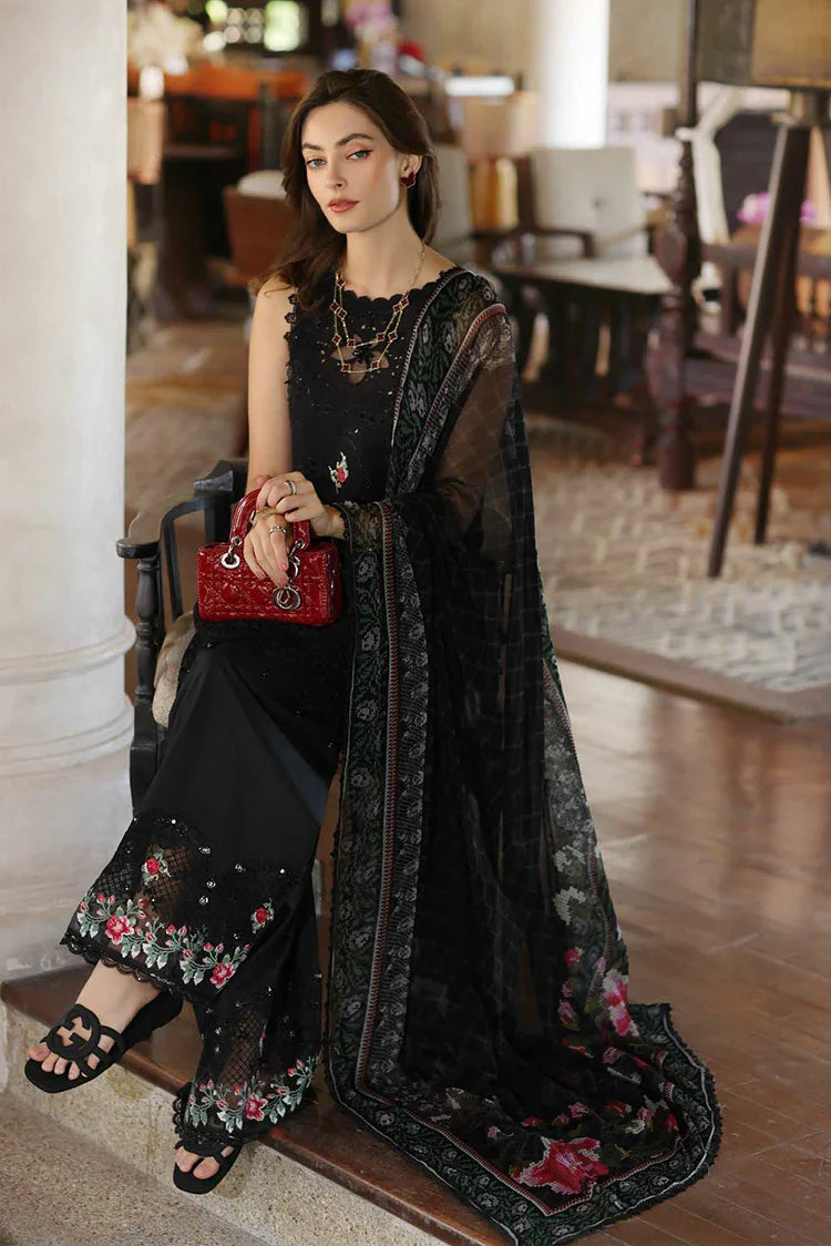 Picture of Noor by Saadia Asad - Noor Eid Luxury Handwork Laserkari - Design 4A - Unstitched - Available at Raja Sahib