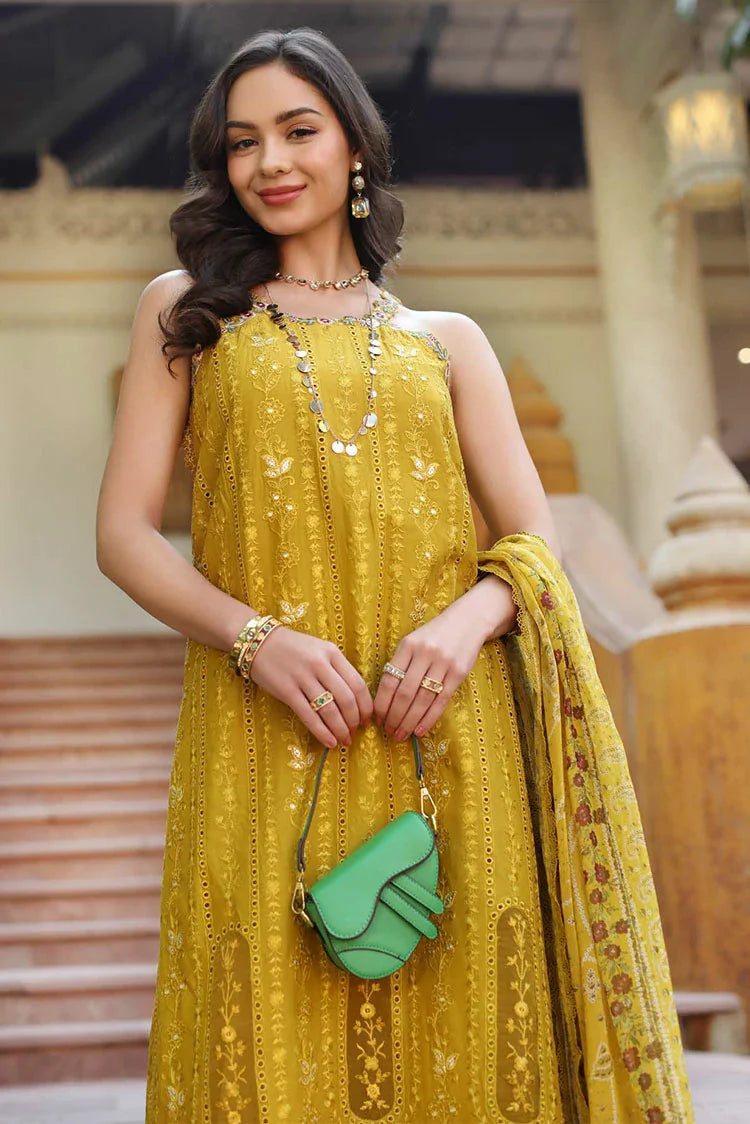 Picture of Noor by Saadia Asad - Noor Eid Luxury Handwork Laserkari - Design 5A - Unstitched - Available at Raja Sahib