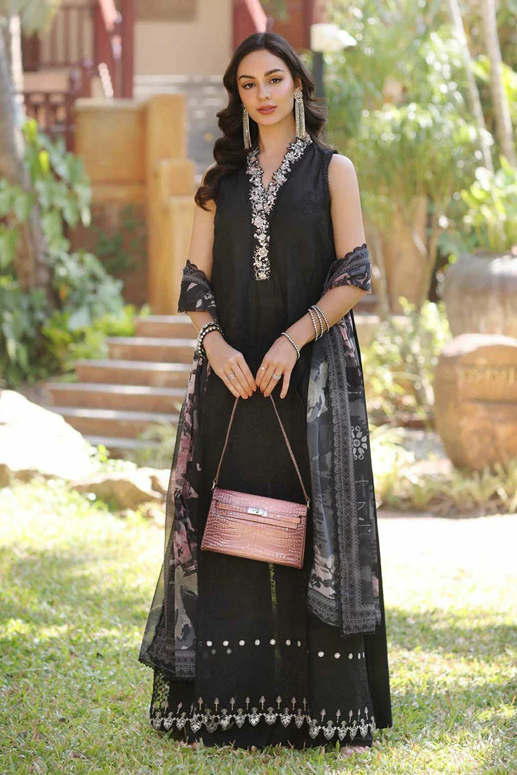 Picture of Noor by Saadia Asad - Noor Eid Luxury Handwork Laserkari - Design 6A - Unstitched - Available at Raja Sahib