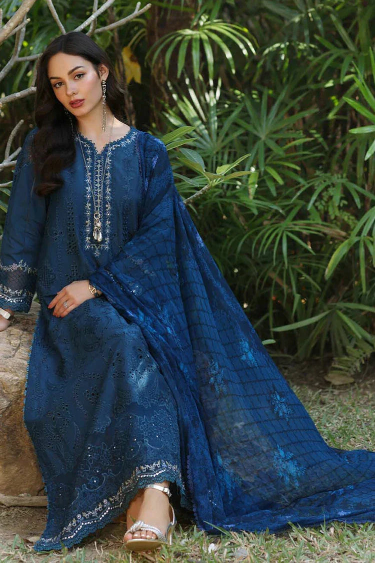 Picture of Noor by Saadia Asad - Noor Eid Luxury Handwork Laserkari - Design 7B - Unstitched - Available at Raja Sahib