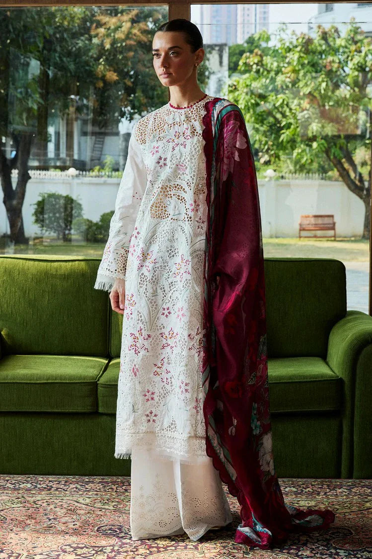 Picture of Zara Shahjahan - Satori Embroidered Lawn Collection - Umi-3A - Unstitched - Available at Raja Sahib