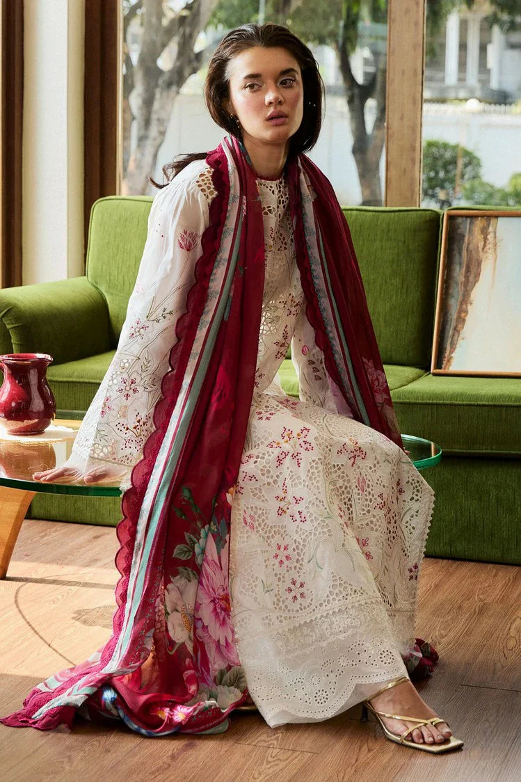 Picture of Zara Shahjahan - Satori Embroidered Lawn Collection - Umi-3A - Unstitched - Available at Raja Sahib