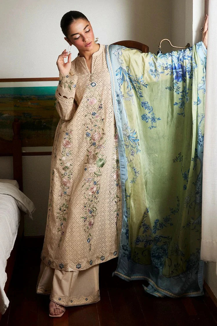 Picture of Zara Shahjahan - Satori Embroidered Lawn Collection - Asa-5A - Unstitched - Available at Raja Sahib