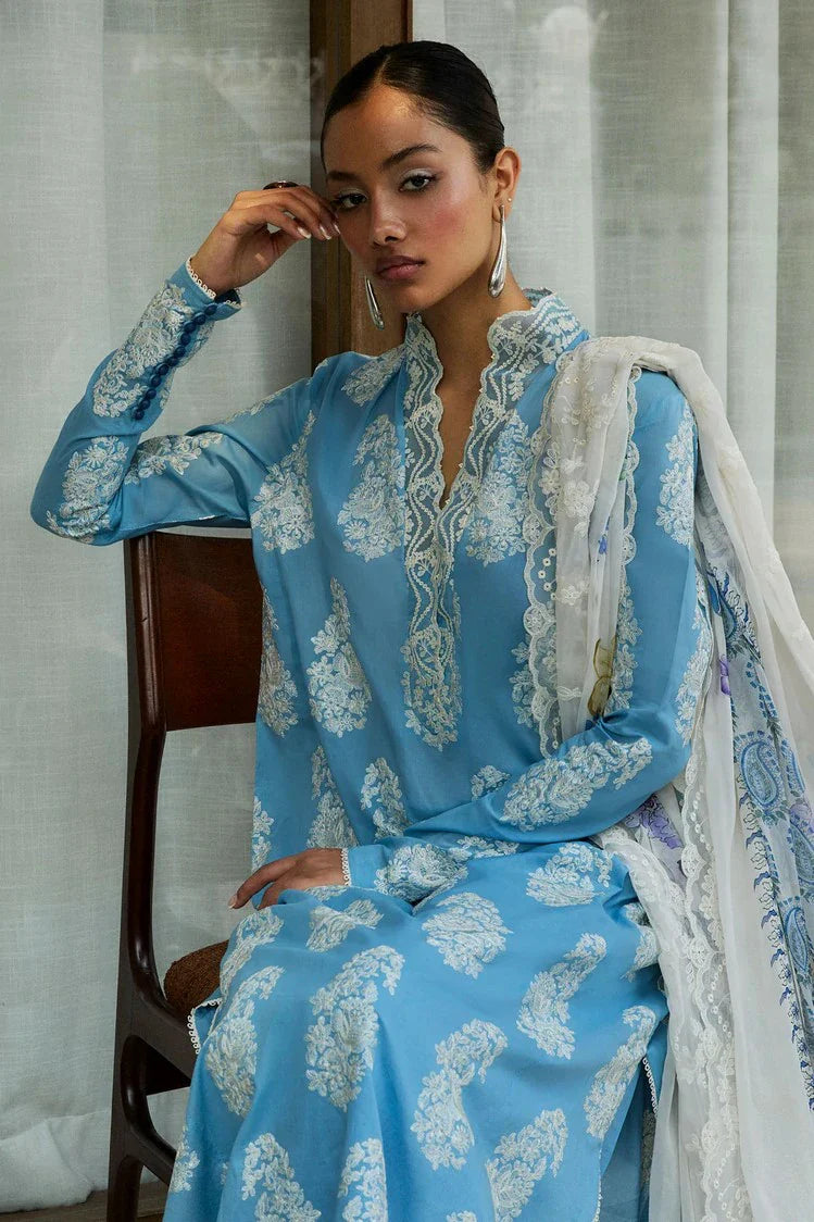 Picture of Zara Shahjahan - Satori Embroidered Lawn Collection - Rai-6B - Unstitched - Available at Raja Sahib