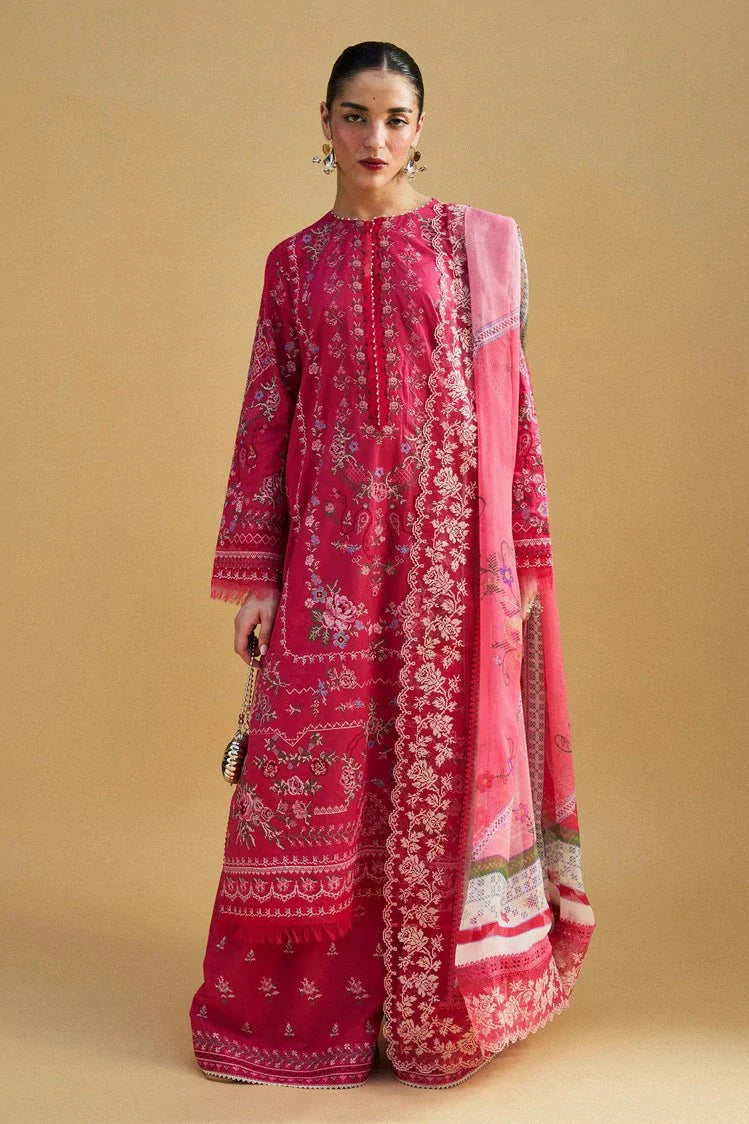 Picture of Zara Shahjahan - Satori Embroidered Lawn Collection - Hikari-7A - Unstitched - Available at Raja Sahib