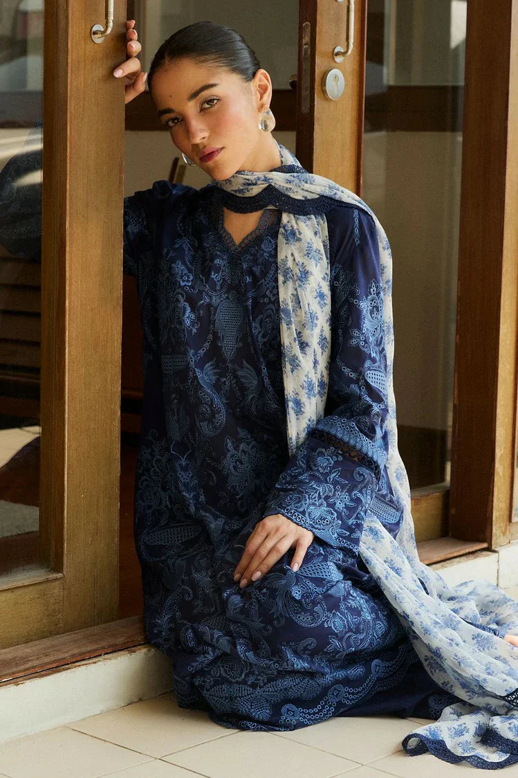 Picture of Zara Shahjahan - Satori Embroidered Lawn Collection - Sei-9B - Unstitched - Available at Raja Sahib