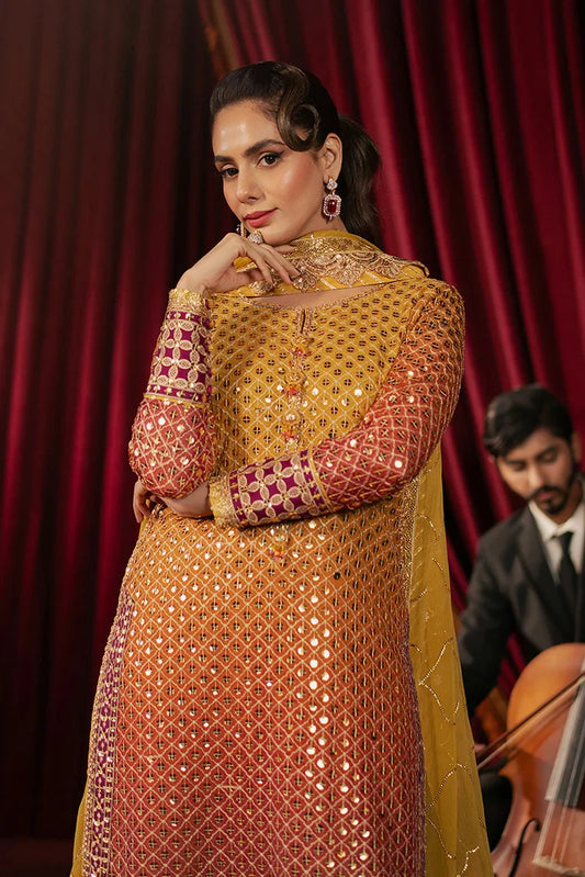 Picture of Asim Jofa - Premium Festive Collection - AJPF-25 EMBROIDERED CHIFFON 3 PCS - Unstitched - Available at Raja Sahib