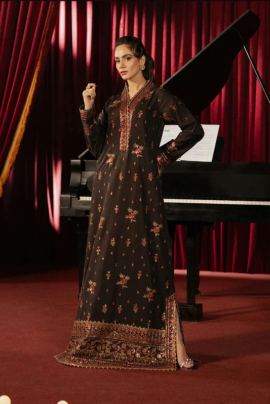 Picture of Asim Jofa - Premium Festive Collection - AJPF-06 EMBROIDERED BOSKI SILK 1 PC - Unstitched - Available at Raja Sahib