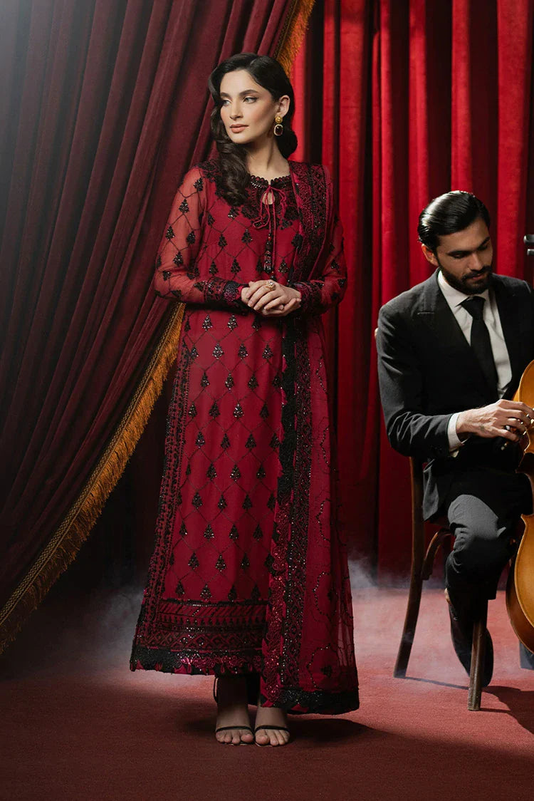 Picture of Asim Jofa - Premium Festive Collection - AJPF-07 EMBROIDERED CHIFFON 3 PCS - Unstitched - Available at Raja Sahib