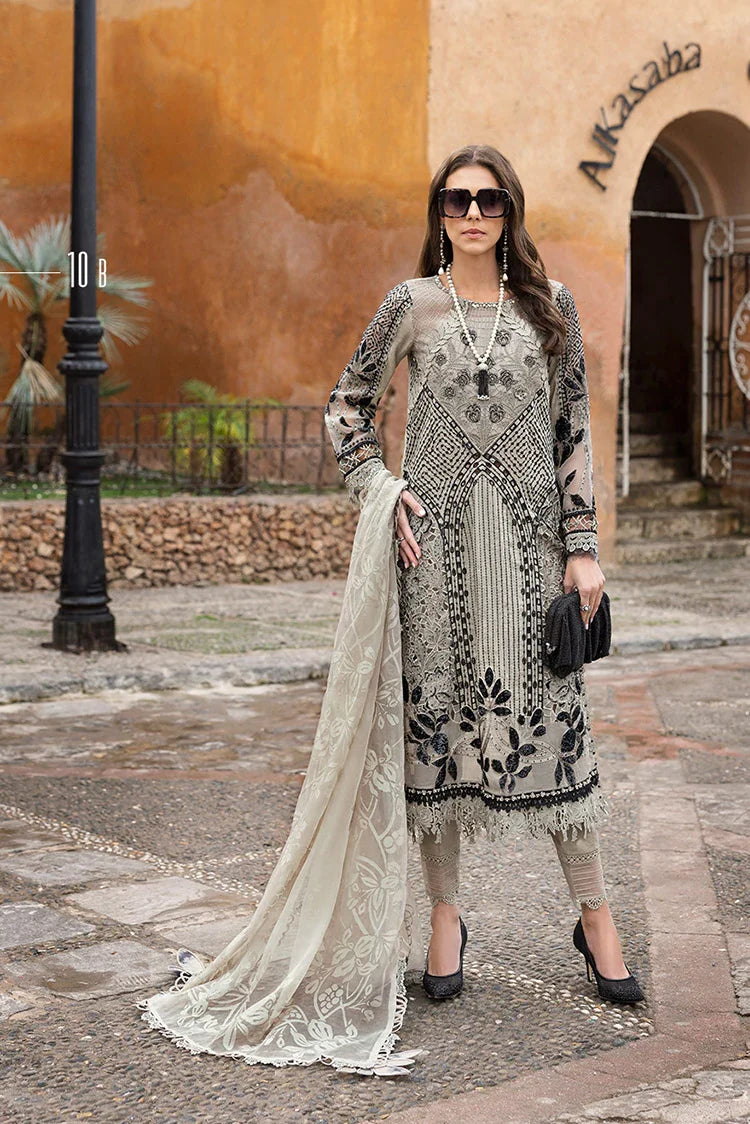 Picture of Maria B - Voyage A Luxe Luxury Lawn Collection - Design 10B - Unstitched - Available at Raja Sahib