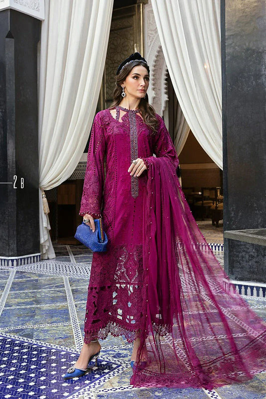 Picture of Maria B - Voyage A Luxe Luxury Lawn Collection - Design 2B - Unstitched - Available at Raja Sahib