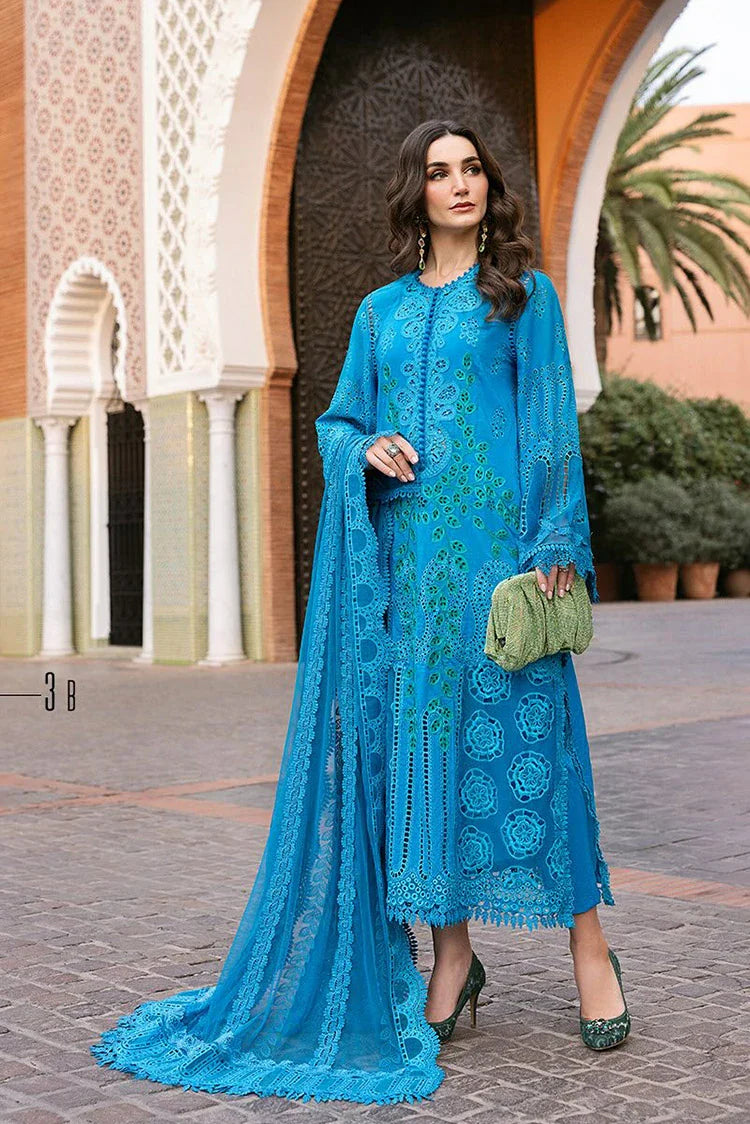 Picture of Maria B - Voyage A Luxe Luxury Lawn Collection - Design 3B - Unstitched - Available at Raja Sahib