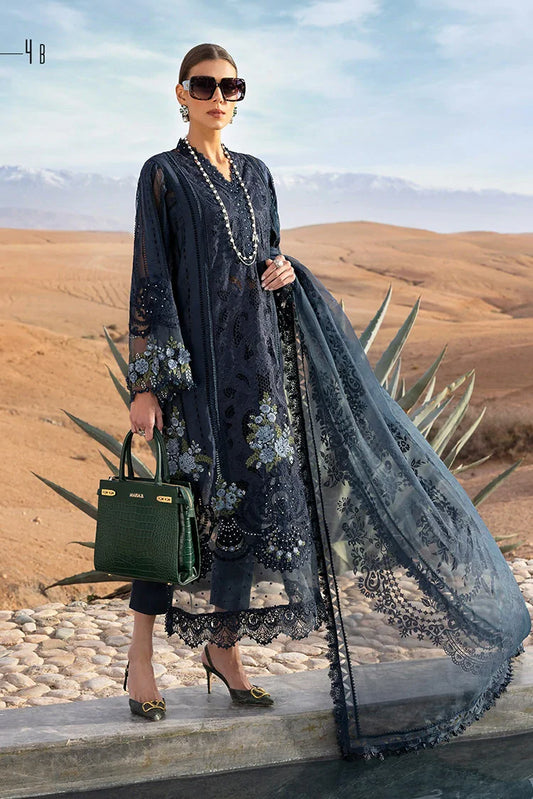 Picture of Maria B - Voyage A Luxe Luxury Lawn Collection - Design 4B - Unstitched - Available at Raja Sahib