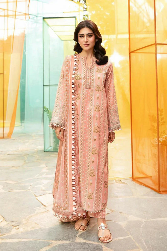 Picture of Maria B - M Basics Lawn Edition Vol 1 - Design 11B - Unstitched - Available at Raja Sahib