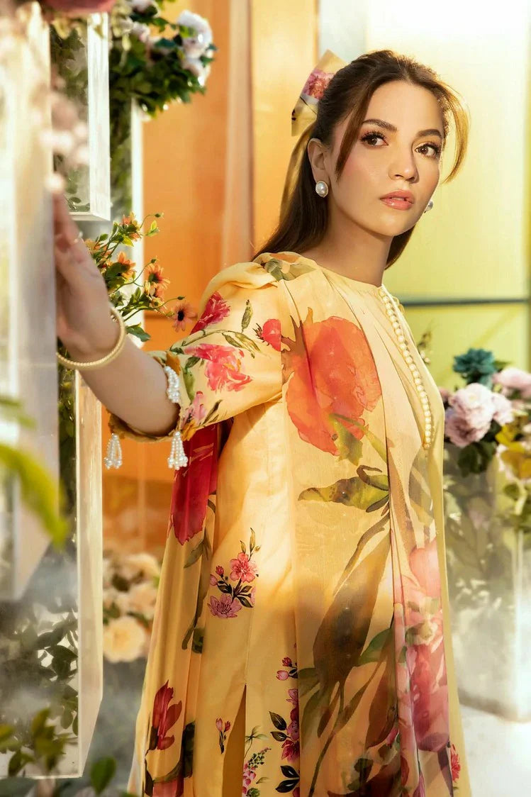 Picture of Maria B - M Basics Lawn Edition Vol 1 - Design 1A - Unstitched - Available at Raja Sahib