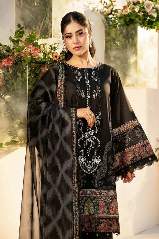 Picture of Maria B - M Basics Lawn Edition Vol 1 - Design 3A - Unstitched - Available at Raja Sahib