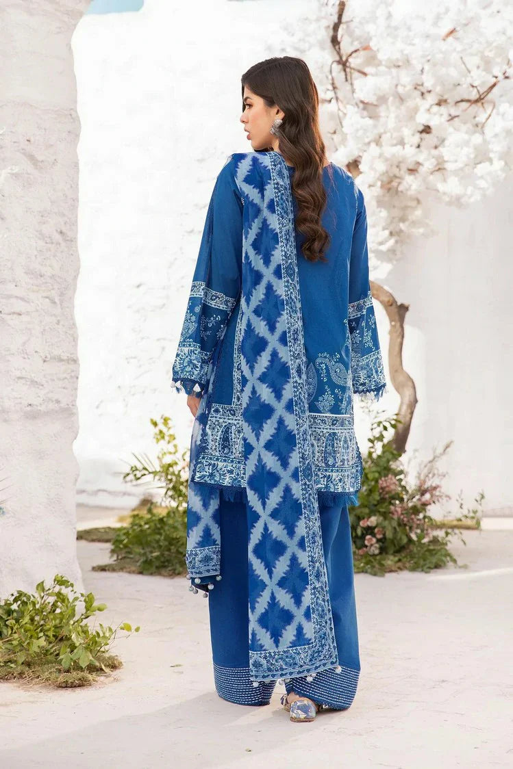 Picture of Maria B - M Basics Lawn Edition Vol 1 - Design 3B - Unstitched - Available at Raja Sahib