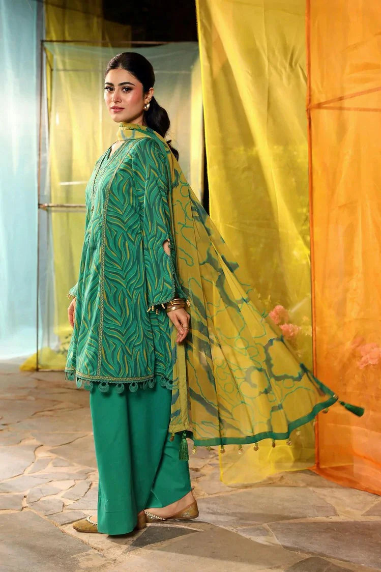 Picture of Maria B - M Basics Lawn Edition Vol 1 - Design 4A - Unstitched - Available at Raja Sahib