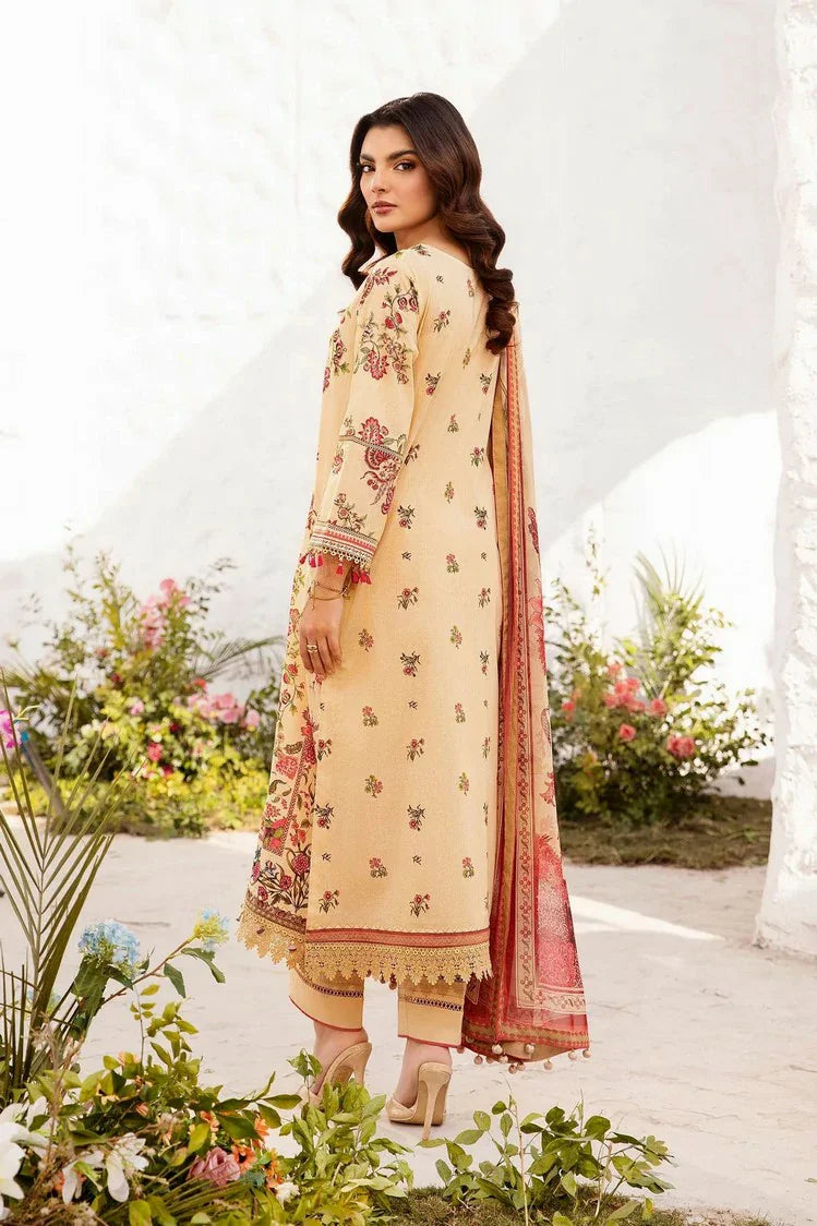 Picture of Maria B - M Basics Lawn Edition Vol 1 - Design 5A - Unstitched - Available at Raja Sahib