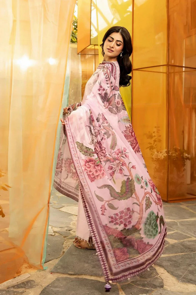 Picture of Maria B - M Basics Lawn Edition Vol 1 - Design 5B - Unstitched - Available at Raja Sahib