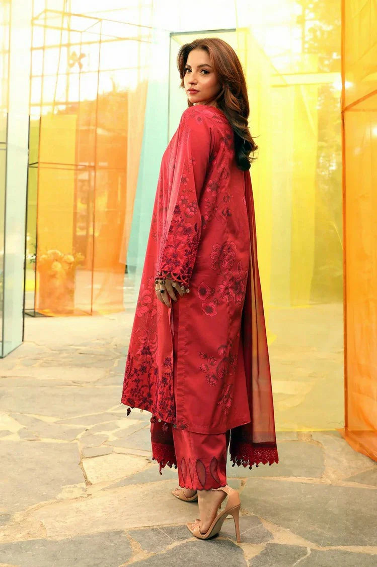 Picture of Maria B - M Basics Lawn Edition Vol 1 - Design 6A - Unstitched - Available at Raja Sahib