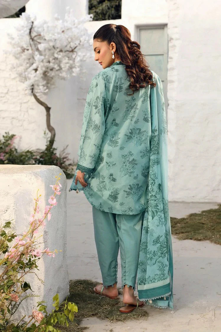 Picture of Maria B - M Basics Lawn Edition Vol 1 - Design 8B - Unstitched - Available at Raja Sahib
