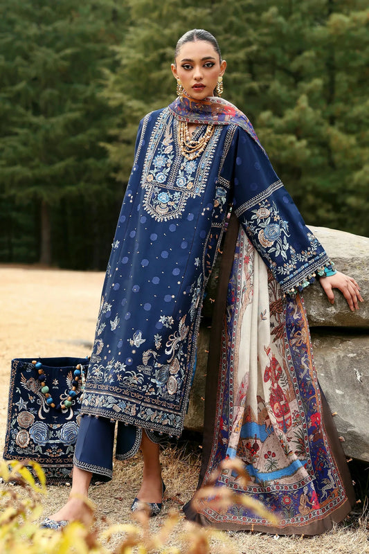 Picture of Zaha - Neelum Lawn Collection - ZURI (ZL25-12 B) - Unstitched - Available at Raja Sahib