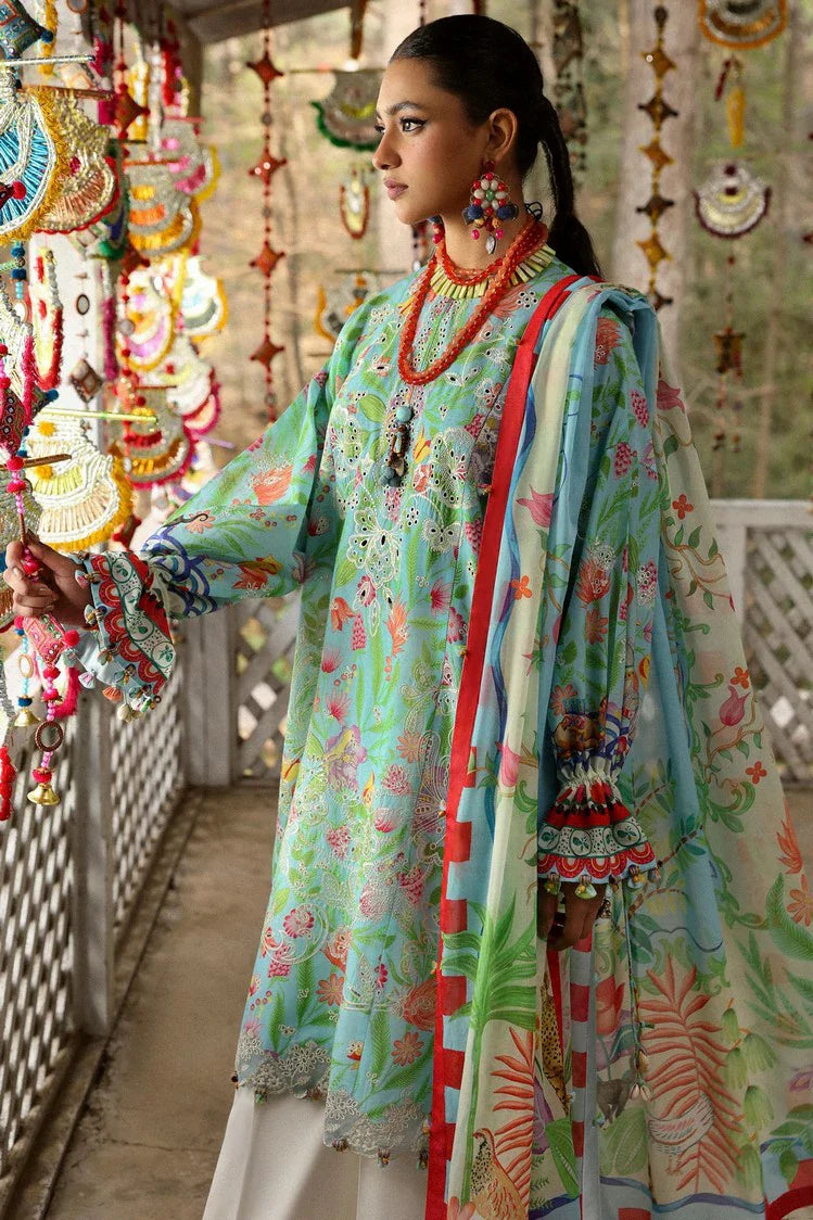 Picture of Zaha - Neelum Lawn Collection - ZARAAH (ZL25-08 B) - Unstitched - Available at Raja Sahib