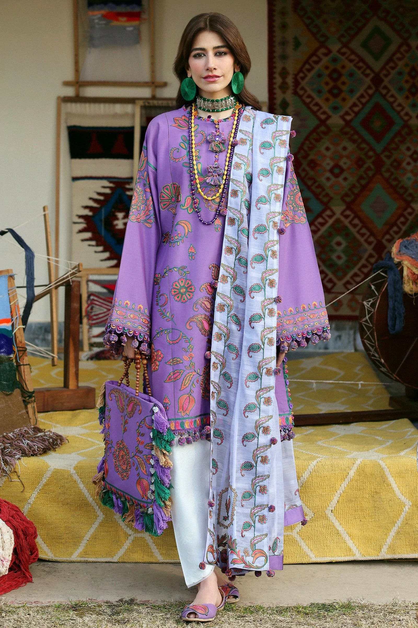 Picture of Zaha - Neelum Lawn Collection - ZARIAH (ZL25-09 A) - Unstitched - Available at Raja Sahib