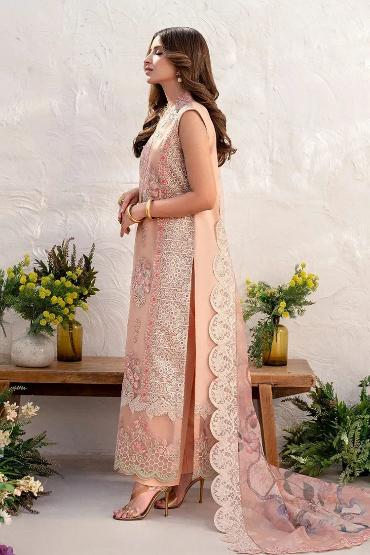 Picture of Asifa & Nabeel - Azalia Luxury Lawn Collection - Peony (AZL25-01) - Unstitched - Available at Raja Sahib