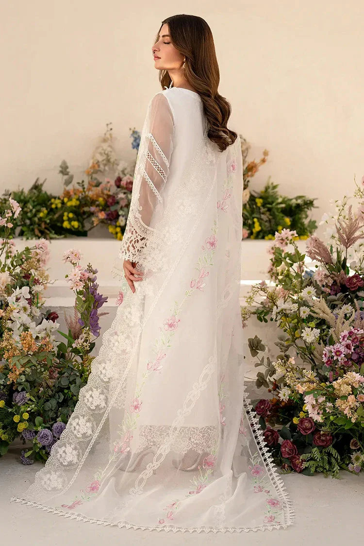 Picture of Asifa & Nabeel - Azalia Luxury Lawn Collection - Dove (AZL25-03) - Unstitched - Available at Raja Sahib