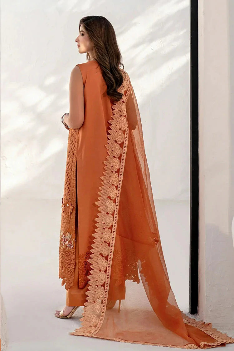 Picture of Asifa & Nabeel - Azalia Luxury Lawn Collection - Day lily (AZL25-07) - Unstitched - Available at Raja Sahib