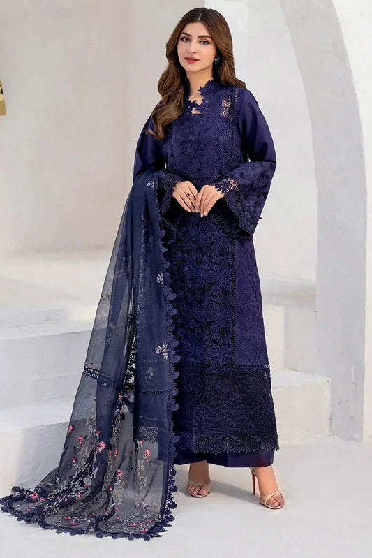 Picture of Asifa & Nabeel - Azalia Luxury Lawn Collection - Nile (AZL25-08) - Unstitched - Available at Raja Sahib