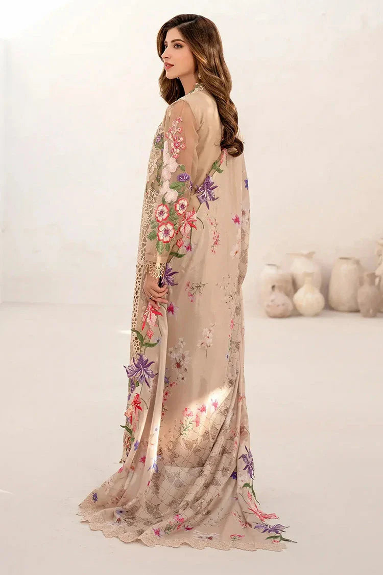 Picture of Asifa & Nabeel - Azalia Luxury Lawn Collection - Carnation (AZL25-09) - Unstitched - Available at Raja Sahib