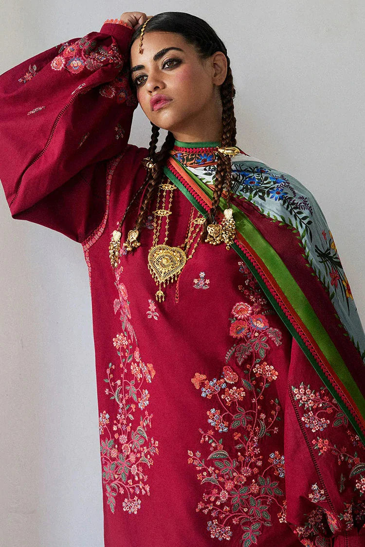 Picture of Hussain Rehar - Jugnu Spring Summer Edit - 06 Kunar - Unstitched - Available at Raja Sahib